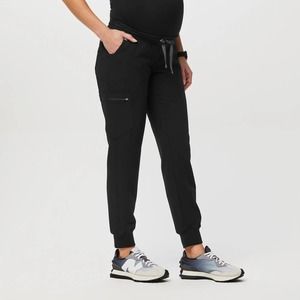 Figs Black Track Pants